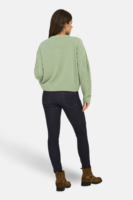 ONLELLY LIFE LS CABLE O-NECK CC KNT