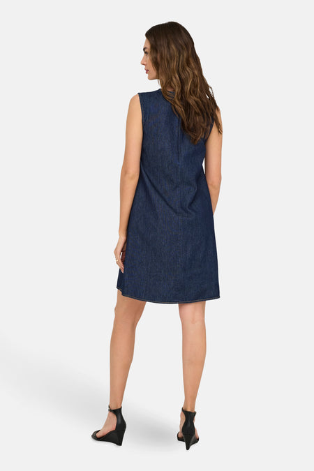 JDYSABRINA ROUND NECK DRESS DNM