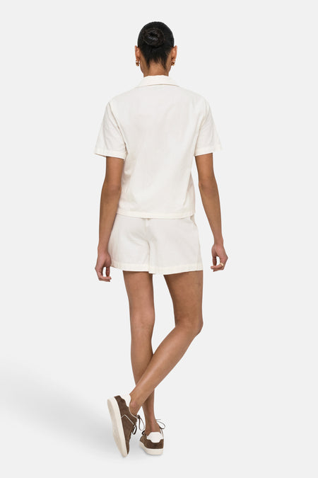 Chemise à manches courtes - blanc