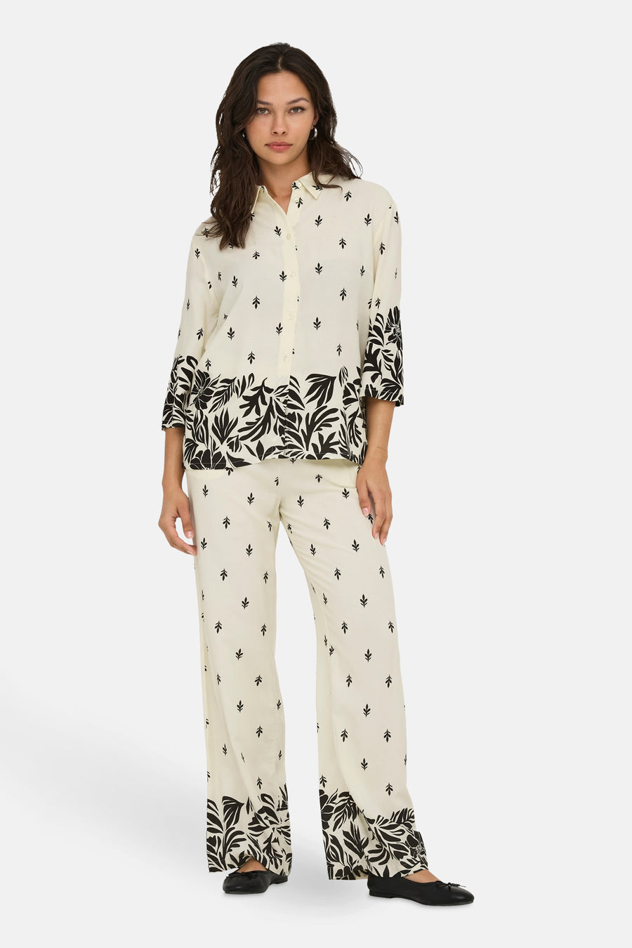 Chemise à manches longues - écru - JDY