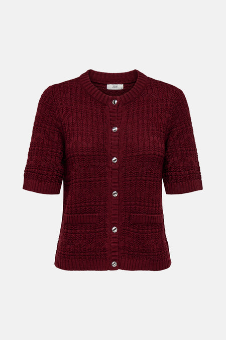 JDYTIKKA S/S O-NECK CARDIGAN KNT