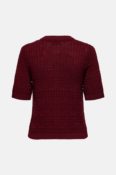 JDYTIKKA S/S O-NECK CARDIGAN KNT