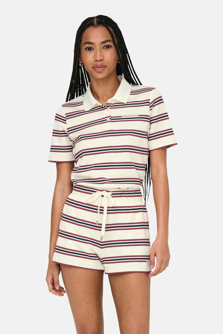 ONLEVIE S/S POLO TOP JRS