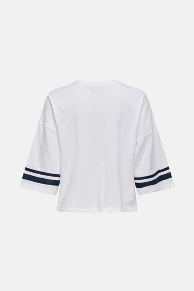 ONLPALOMA S/S O-NECK TOP BOX JRS