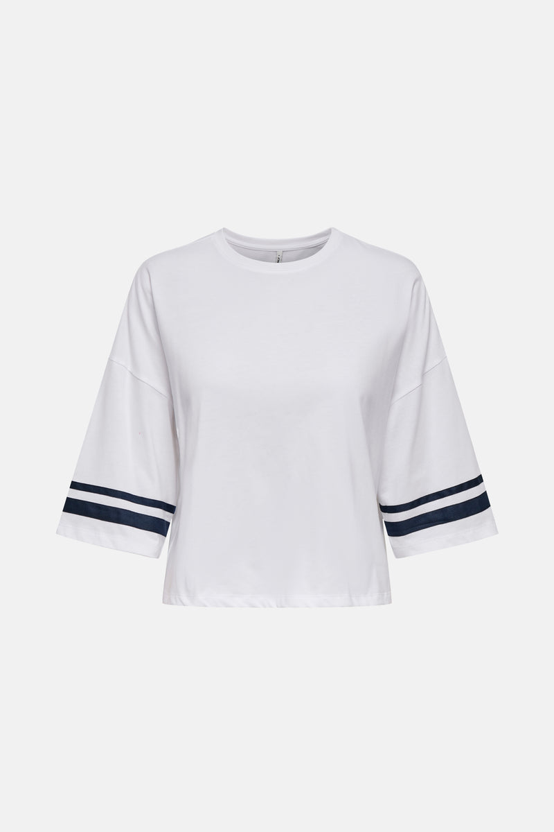 ONLPALOMA S/S O-NECK TOP BOX JRS