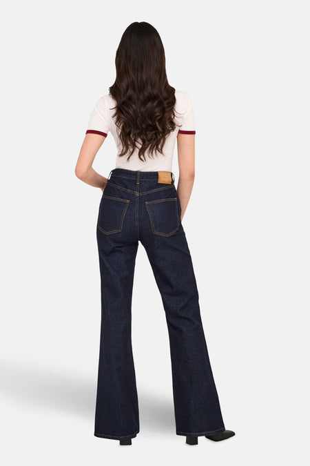 ONLJUICY HW FLARED WESTERN DNM MAE
