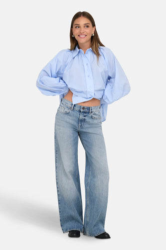 WIDE LOW LIGHT BLUE - light blue denim - ONLY®