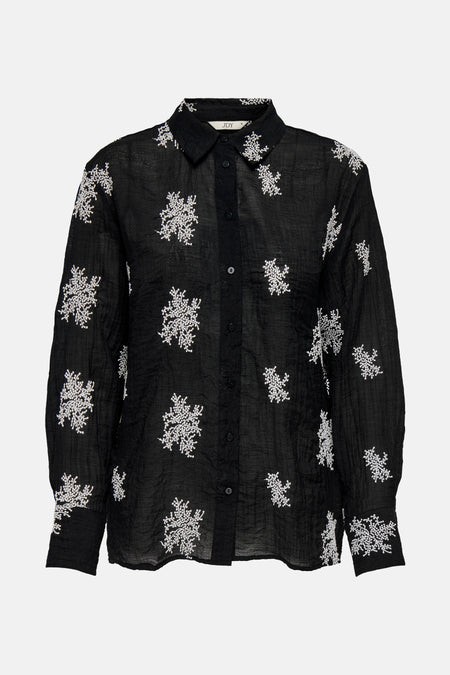 JDYTHEO L/S EMBROIDERY LOOSE SHIRT WVN