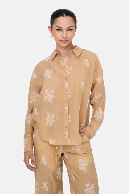 JDYTHEO L/S EMBROIDERY LOOSE SHIRT WVN