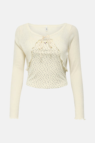 T-shirt à manches longues - écru - ONLY® - 2