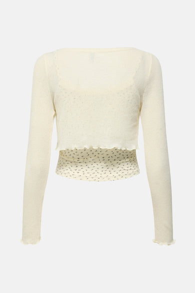 ONLLEMONE L/S DOUBLE TOP BOX JRS