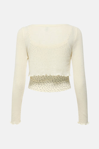 ONLLEMONE L/S DOUBLE TOP BOX JRS