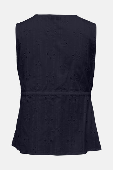 ONLASSISI SL V-NECK TIE TOP MOCH WVN