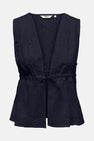 ONLASSISI SL V-NECK TIE TOP MOCH WVN