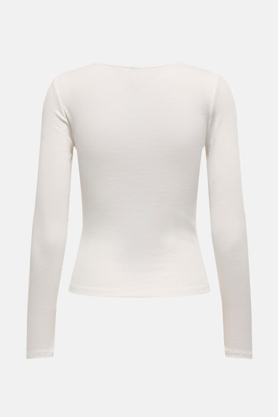 ONLHEYLE L/S RIP BOW TOP