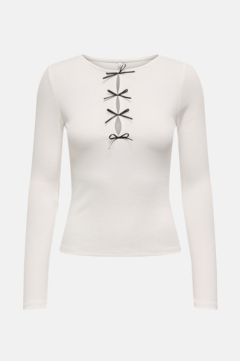 T-shirt à manches longues - blanc