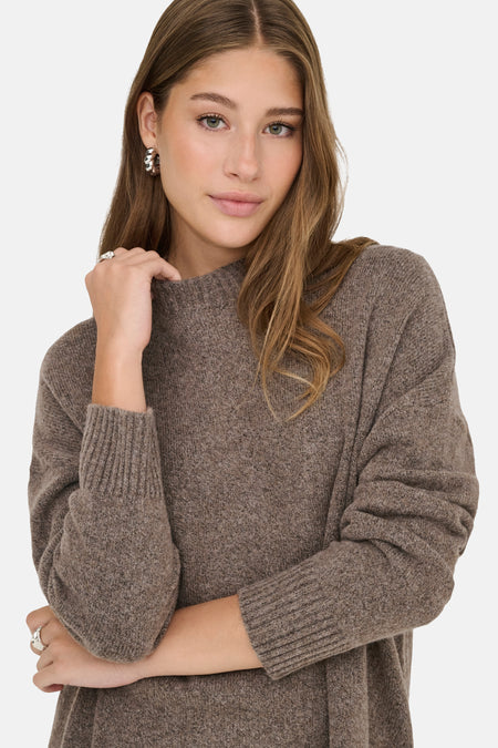 ONLHAZEL LS HIGHNECK OVERS. PULL KNT NCA
