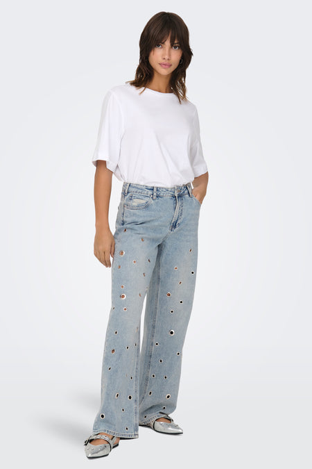 ONLCOBAIN REG WIDE EYELET DNM