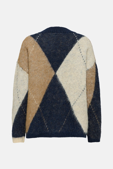 Veste multicolore de ONLY, avec un motif à carreaux et des manches longues.