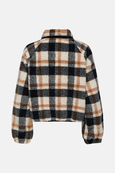 ONLCALISTA LIFE CHECK TEDDY JACKET OTW