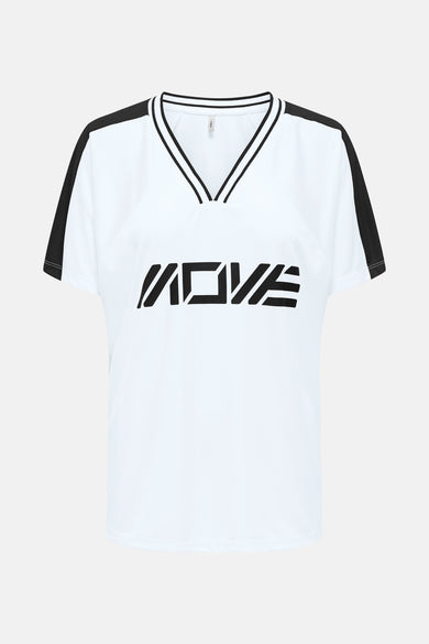 ONLBELLA S/S SPORT V-NECK TOP JRS