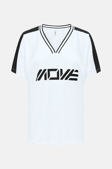 ONLBELLA S/S SPORT V-NECK TOP JRS