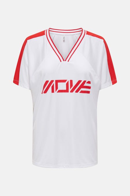 ONLBELLA S/S SPORT V-NECK TOP JRS