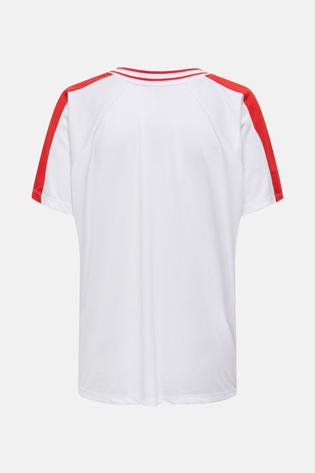 ONLBELLA S/S SPORT V-NECK TOP JRS