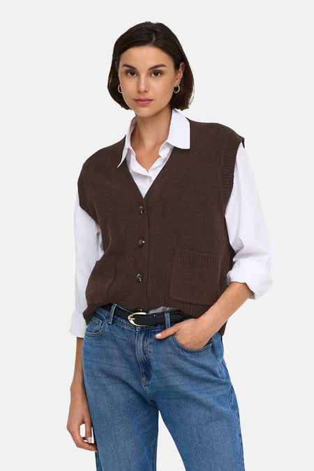 Gilet sans manches - Coffee Bean