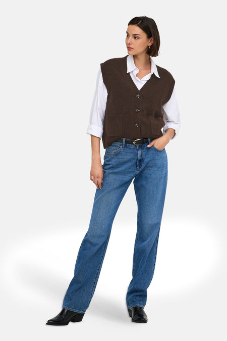 Gilet sans manches - Coffee Bean