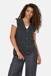 ONLJANE SL V-NECK BUTTON VEST KNT NCA
