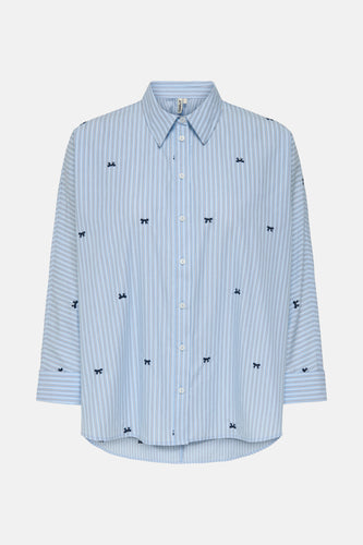 ONLZEIDI GRACE LS BOW EMB SHIRT WVN
