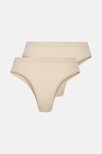 Ecru slip van ONLY®, met een klassieke snit en subtiele stiksels.