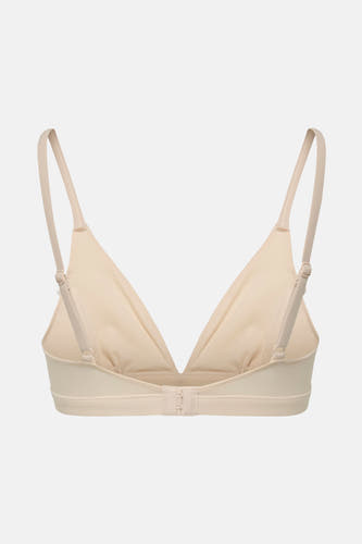 Ecrukleurige beha van ONLY®, met verstelbare bandjes en haaksluiting aan de achterkant.
