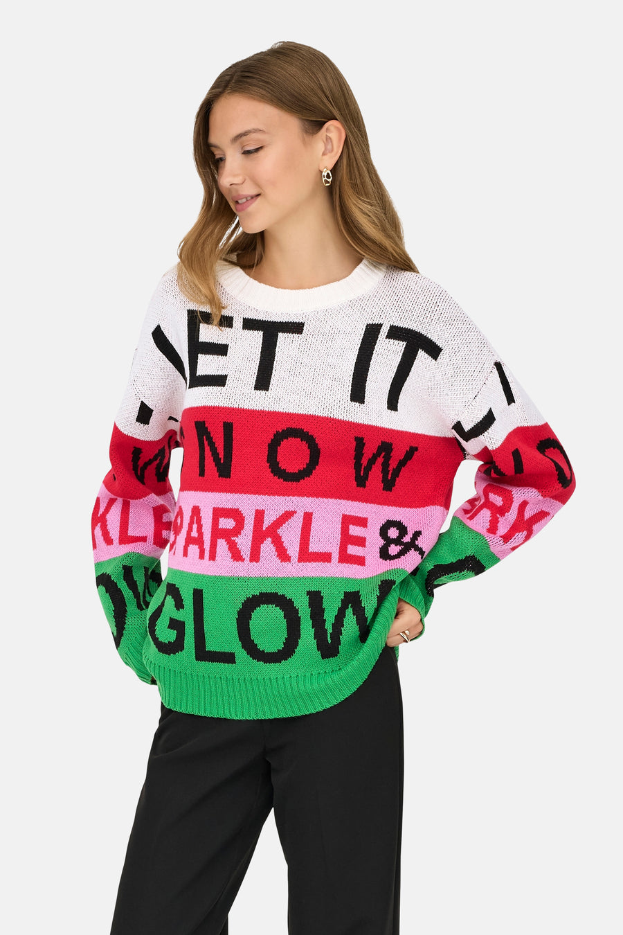 Pull col O blanc - ONLY®