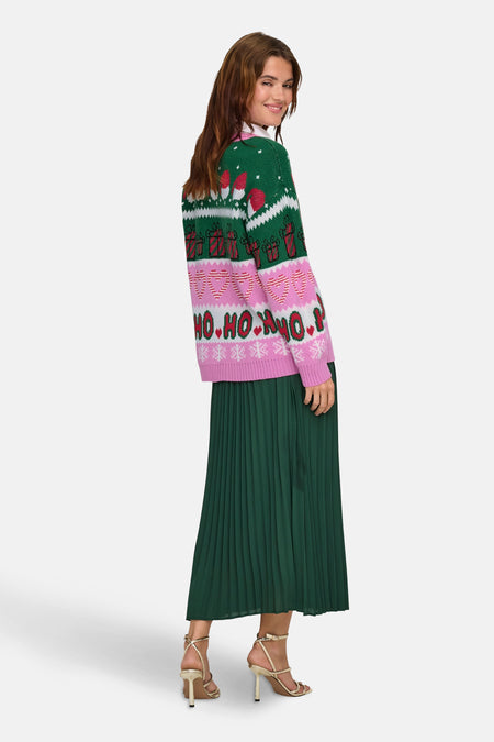 Pull à col rond - multicolore