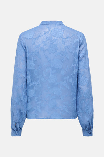 Chemise à manches longues - bleu - JDY