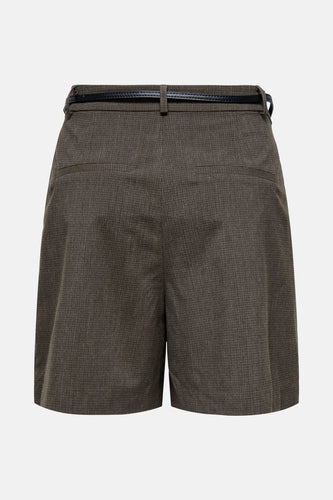 ONLGARIA LIFE HW BELT CHECK SHORTS TLR