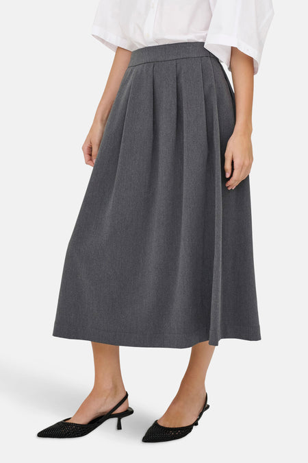 JDYLANA HW MIDI SKIRT WVN