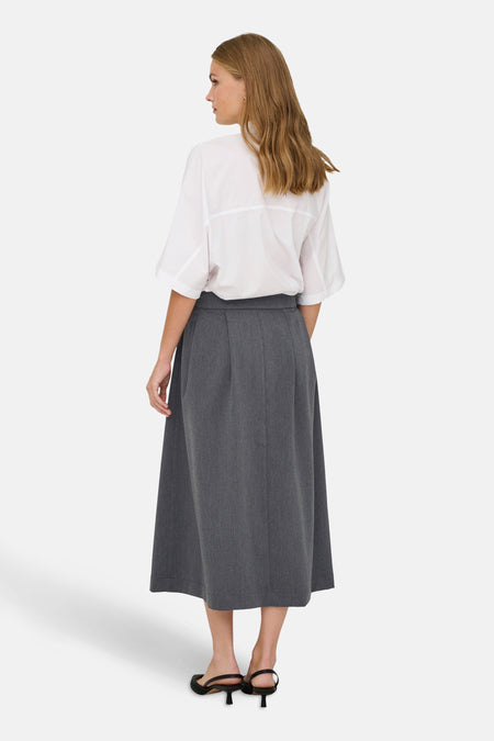 JDYLANA HW MIDI SKIRT WVN