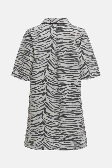 ONLGRY SS ZEBRA DRESS DNM SIK