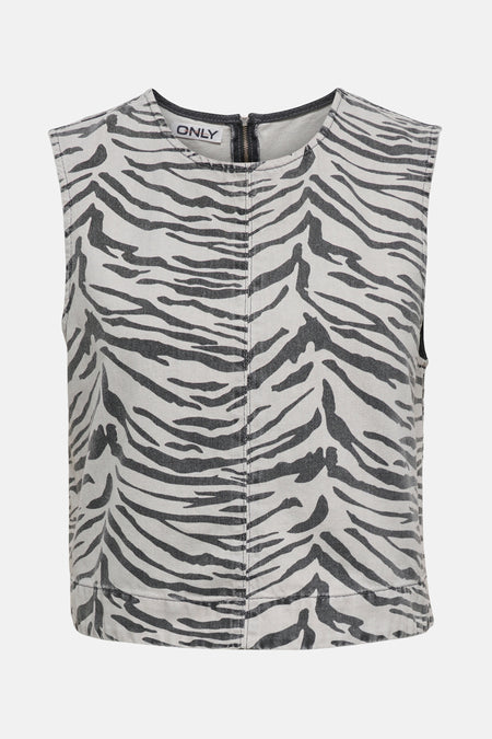 ONLDORSI SL ZEBRA TOP DNM SIK
