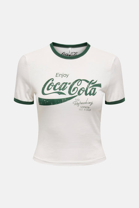 ONLCOCA COLA LIFE S/S SHORT TOP BOX JRS
