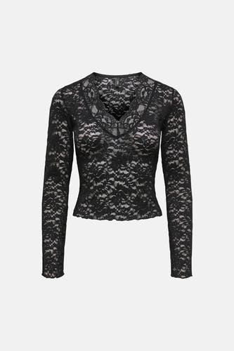 T-shirt à manches longues - Black