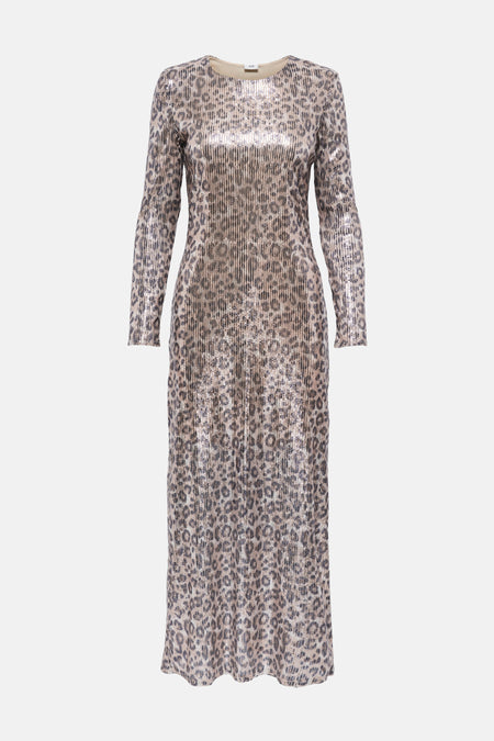 JDYLEONA SEQUIN L/S LONG DRESS JRS