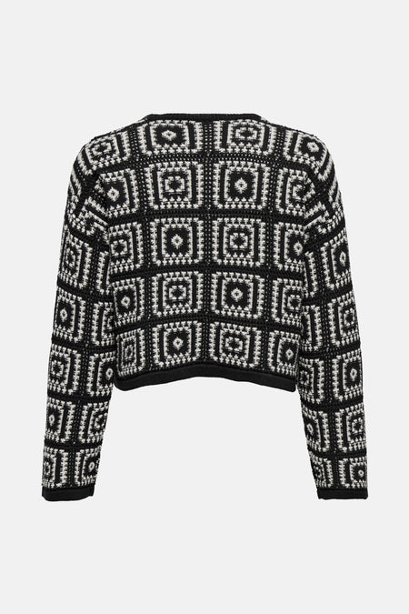 ONLLOA LS STRING CROCHET CARDIGAN EX KNT