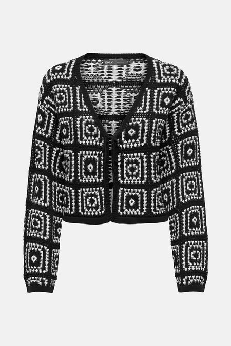 ONLLOA LS STRING CROCHET CARDIGAN EX KNT