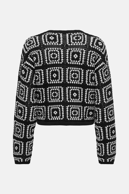 ONLLOA LS STRING CROCHET CARDIGAN EX KNT