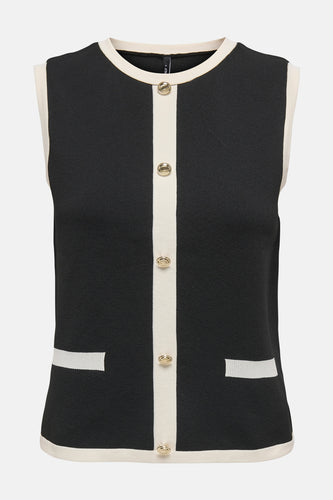 ONLJUNA SL O-NECK BUTTON PULLOVER KNT