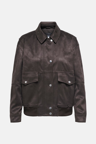 ONLNALA LIFE FAUX SUEDE BOMBER OTW